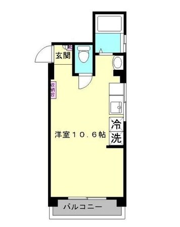 大山駅 徒歩5分 2階の物件間取画像